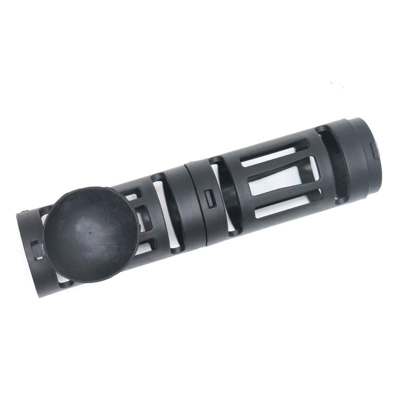 Xiaoyztan Aquarium Heater Guard Protector 17 Inch Detachable Design Black Plastic Cover with Suction Cups Heat Resistant Fish Tank Heater Sleeve for Water Heating Rod Safety - Image 3